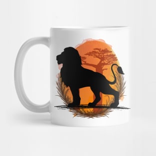 Lion Silhouette - Savannah Mug